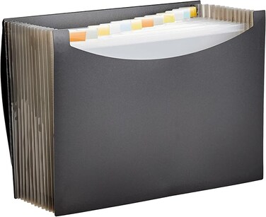 Expanding File, A4 Size - Black