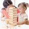 54PCS Tumble Tower Game for Kids and Adults, Wooden Blocks Stacking Games, Kids Learning Stacking Game, Gifts for Boys Girls, Family Game Night Classic Game, Standard Size