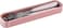 Shallow Cutlery Set Box- 1 Spoon, 1 Fork and 1 Pair of Chopsticks- Stainless Steel - Pink