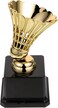Gold Trophy Cup Mini Trophies Badminton Award Trophy Winner Trophy Award for Kids and Adults for Sports, Competitions, Party Game Favors