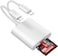 SD Card Reader for iPhone [Apple MFi Certified] 2 in 2 SD Card Adapter USB C Lightning to SD/Micro SD, Dual Slot Memory Card Reader for iPhone16 15/iPad/Samsung/Camera/SDHC/SDXC
