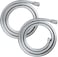1.5M Shower Hose 2PCS, Premium PVC Handheld Shower Head Hose Flex Hoses Extension,Flexible Shower Head Replacement Hose, Anti-Twist, Easy-to-Clean