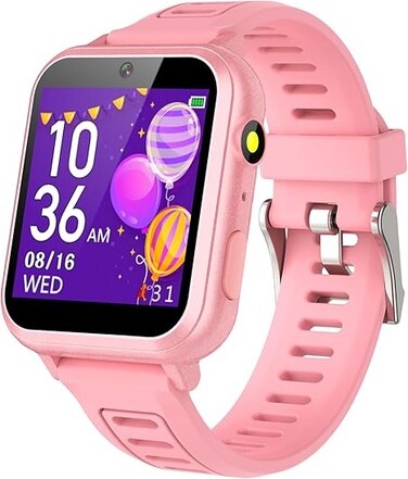 Kids Smart Watches Girls with Camera Music Player Pedometer Alarm Clock Games Calculator Flashlight 12/24 hr Toys for Ages 3-12 Years Old.Birthday Gift for Girls