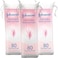 Johnson&rsquo;s   Pure Cotton Makeup Pads, Pack of 3x80 Rounded Pads