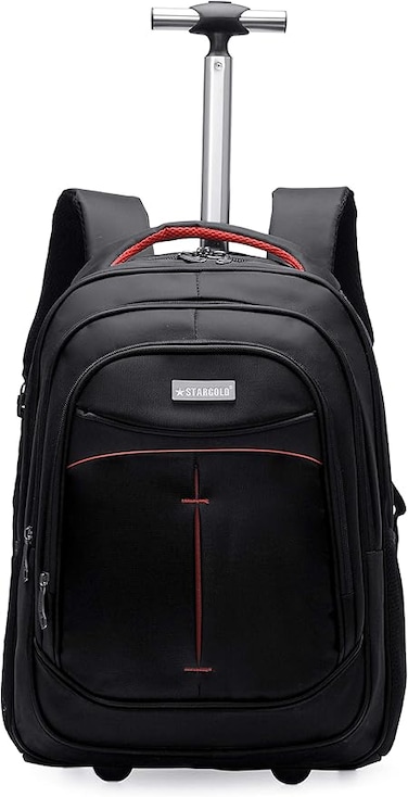 Unisex Water Resistant Wheeled 18in Trolley Backpack