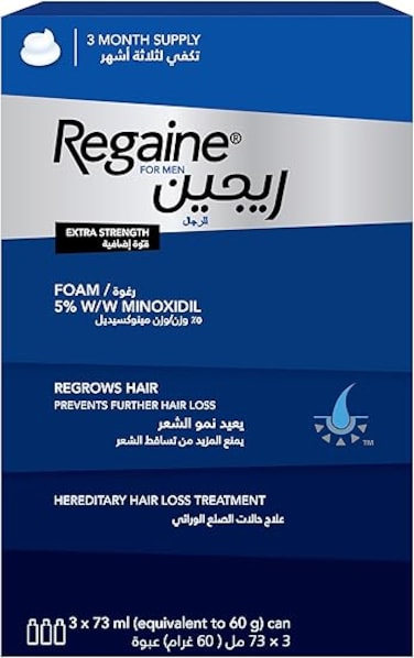 Regaine Men Foam 5% 60g Triple Pack