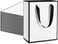 10Pcs Gift Bags,H22*L16*D8cm Party Favors Cardboard Bags with Ribbon Handle Shopping Takeouts Candy Treat Christmas Birthday Wedding Business Bag-White with Black Border