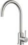 Kitchen Faucet Hot and Cold Water Sink Tap,Heavy Duty Sink Mixer with 360 Degree Rotating,Stainless Steel Kitchen Tap Mixer (Brushed)