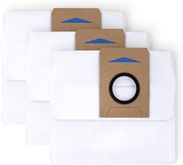 ECOVACS 3Pcs Antibacterial Vacuum Cleaner Bags Compatible with Deebot X5 Pro, X2 Omni, T30S PRO, T30S