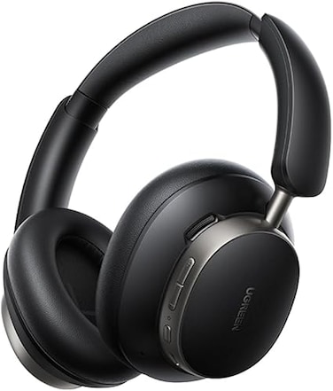 UGREEN HiTune Max6 Headphones Wireless, 120H Playtime, Adaptive Noise Cancelling, Hi-Res Sound Bluetooth 6.0 Over-ear Headsets, Custom EQ &amp; Multiple Connection via App, Foldable Retractable Earphones
