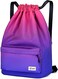 Waterproof Drawstring Bags, Printed Gym Sackpacks Bags Sports Backpacks for Shopping Swimming Yoga for Men Women Girls Students
