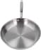 Frying Pan, Stainless Steel Widely Used Stainless Steel Frying Pan Without Liner Heater Even for Omelettes (30cm)