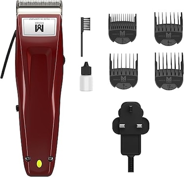 Moser 1400 Cordless Professional Hair Clipper for Men (Made in Germany)   High-grade Stainless Steel blade set   MultiClick Adjustment   3-Hour Battery Life and Fast Charging (1430-0150)