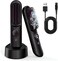 Cordless Heated Hair Brush, Portable Hair Straightener 8400mAh USB Rechargeable, ON The GO Mini Straightening Brush 9 Temps Fast Heating, Anti-Scald, Charging Dock