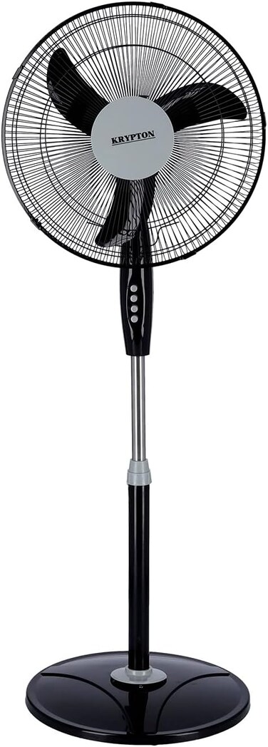 3 speed control stand fan,black-KNF6153