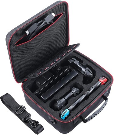 Hard Carrying Case Compatible with Nintendo Switch, Travel Case fit Switch Pro Controller
