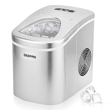 Portable Automatic Ice Maker 12Kg in 24hrs   Two Sizes Ice Cube   Auto Shut Off   Portable Ice Maker   Electric Ice Maker for Home/Kitchen/Office/Bar/Party