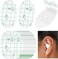 60 PCS Disposable Waterproof Ear Covers For Baby Kids, Ear Protection Cover Stickers for Swimming Showering Surfing and Water Sports