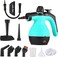 Foloose Steam Cleaner for Home Handheld Steam Cleaner 1000W High Temperature Boost with Brush Heads Measuring Cup for Kitchen Furniture Bathroom Car 360&deg;Rotatig Nozzle can Clean Blind Spots