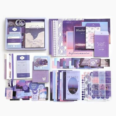 Decorative Paper for Scrapbooking (Purple)