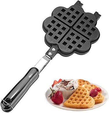 SYOSI Non-Stick Waffles Maker Machine, , Kitchen Baking Mold Gas Pan Bubble Egg Cake Oven Breakfast Machine Cake Maker