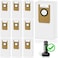 Excefore Replacement Dust Bags for Eufy Clean Omni S1 Pro, Self-Empty Station Vacuum Bag, Auto-Empty Station, 4-Layer Vacuum Cleaner Automatic Airclean Dirt Disposal Bags Accessory Part (10 Packs)