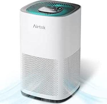 AIRTOK Air Purifiers Large Room with H13 True HEPA Filter for Bedroom Home - Air Purifier for Allergies and Pets Smoke Mold Dust Dander Odor Coverage Max 793 ft2 99.9% Removal to 0.1mic Ozone-Free