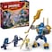 Jay&rsquo;s Mech Battle Pack, Action Figure Toy for 6 Plus Year Old Boys, Girls &amp; Kids, Dragons Rising Set with Ninja Character Jay Minifigure for Role-Play Fun, Small
