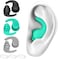 Swimming Ear Plugs, 3 Pairs Waterproof Reusable Silicone Swim Earplugs for Swimming Surfing Snorkeling and Other Water Sports