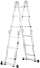Egardenkart Multi-Purpose Foldable Ladder - 4x3, 12 Steps( Silver)