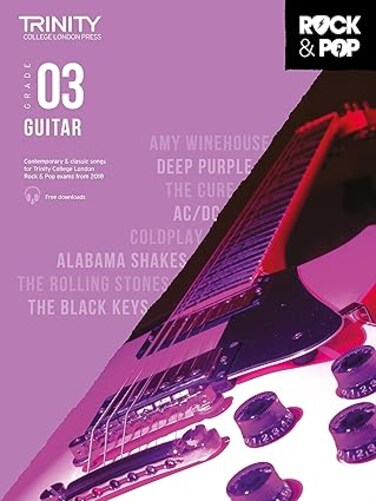 Trinity College London Rock &amp; Pop 2018 Guitar Grade 3&nbsp;Sheet music &ndash; Big Book, 1 February 2019