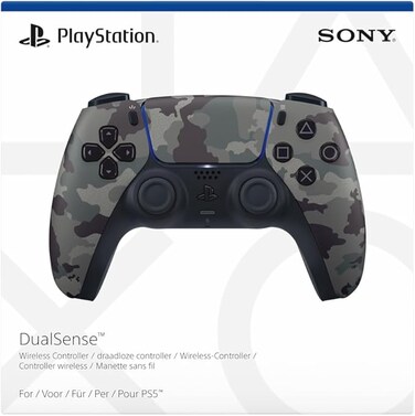 PlayStation 5 DualSense Wireless Controller - Grey Camo