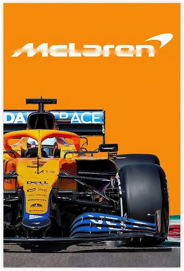 ERWYN Mclaren poster Formular One Poster F1 Walls Canvas Car Posters Wall Art Canvas For Boys Room Vintage Unframe-style 12x18inch(30x45cm)