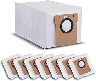 Pack of 8 Vacuum Cleaner Bags for Xiaomi X10+ / X20+ &amp; Dreame L10s Ultra / L20 Ultra / L10 Ultra Robot Vacuum Cleaner Base Station, 2.5L Large Capacity Replacement Bag Accessory Set Vacuum Cleaner