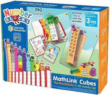 NumberBlocks MathLink Cubes Activity Set 11-20