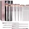 BS-MALL Makeup Brush Set 18 Pcs Premium Synthetic Foundation Powder Concealers Eye shadows Blush Makeup Brushes with black case