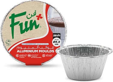 Indispensable Disposable Aluminium Baking Mould - 130 cc - Pack of 25