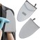 Garment Steamer Ironing Glove, Waterproof Anti Steam Mitt with Finger Loop, Complete Care Protective Garment Steaming Mitt, Garment Steamer Accessories for Clothes (Pointy)
