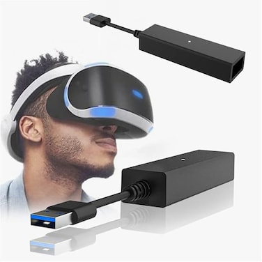 PSVR Camera Adapter for PS5 Console, VR Adapter Cable for PS5 Controller, Male to Female USB 3.0 PS VR for Playstation 5, Game Console VR Somatosensory Accessories, PS4 PSVR Converter Cable