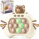 Fast Push Bubble Game, Pop Quick Push Game Pop Light Up Game Toys, Shift Attention, Relieve Anxiety Sensory Toys, Fast Push Handheld Game for 6 7 8 9 Year Old Kids Boys &amp; Girls Birthday Gifts(Bears)