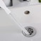 Flexible Sink Cleaning Brush Water Pipe Drain Dredge Tool Bath Plug Long Hair Remover Brush Pipe Overflow Cleaning Brush Drain Unblocker Stick Drain Snake Tube Drain Cleaning