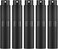 ELECDON travel cologne bottle, ELECDON 5PCS 8ml Travel Perfume Atomizer Refillable, Mini Cologne Spray Bottle Empty, Small Aftershave Sprayer for Liquid Dispenser (Black)