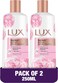 LUX   Body Wash   Delicate Fragrance   4D Hyaluronic Acid   Soft Rose   2 x 250 ml