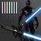 Lightsaber RGB15 Colors Metal Hilt 3 Sound Modes Rechargeable Force FX Heavy Dueling Light Saber Swords Set Cosplay Children Adults