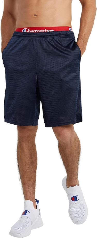 Champion Men's 9" Mesh Short, C Logo