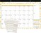 Desk Calendar 2024-2025, Large Monthly Wall Calendar From Jan.2024 to Jun.2025 with Plastic Cover: 17"x12", 18 Months Academic Year Desk Pad Calendars with Planner Stickers