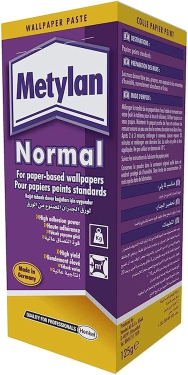 Normal Wallpaper Paste For Paper Based Wallpapers Made in Germany -125 g