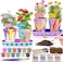 4 Set Paint &amp; Plant Ceramic Flower Gardening Kit - Crafts Girls Ages 8-12, Arts and Crafts Kids Ages 8-12, Art Supplies Kids, Toys Birthday Gifts Girls Boys Ages 4 5 6 7 8 9 10 11 12