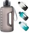 GEMFUL Large Water Bottle with Handle 2.2 Liter BPA Free for Sports Outdoor