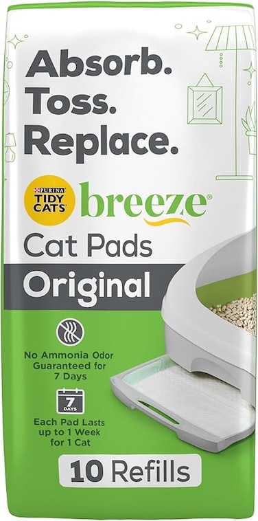 Tidy Cats  Breeze Litter System Pad Refills 10ct. Pack Litter Pads - 10 ct. Pouch